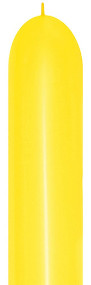Sempertex 020 Fashion Yellow 660 Link o Loon Latex Luftballons Gelb