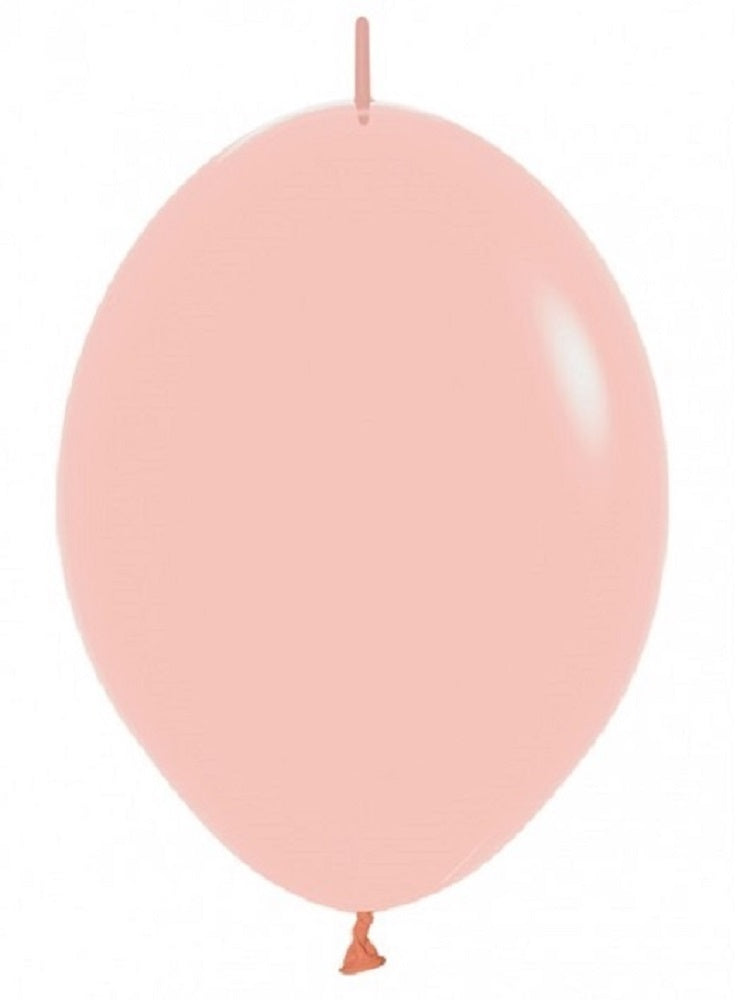 Link o Loon 663 Pastel Matte Melon 30cm 12 Inch Latex Luftballons Sempertex