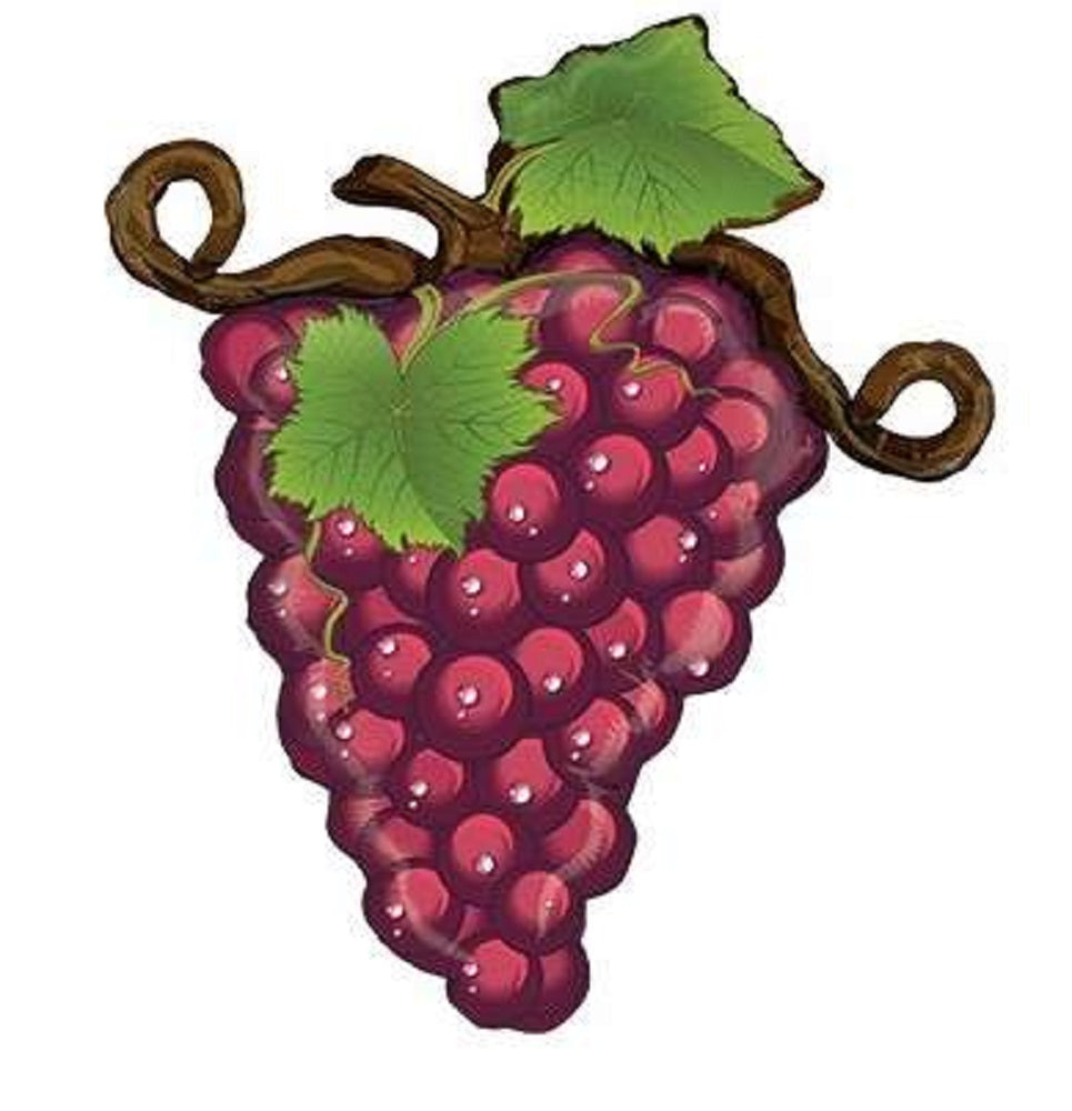 Linky Grapes Red Trauben Rot Folienballon 79cm 31''