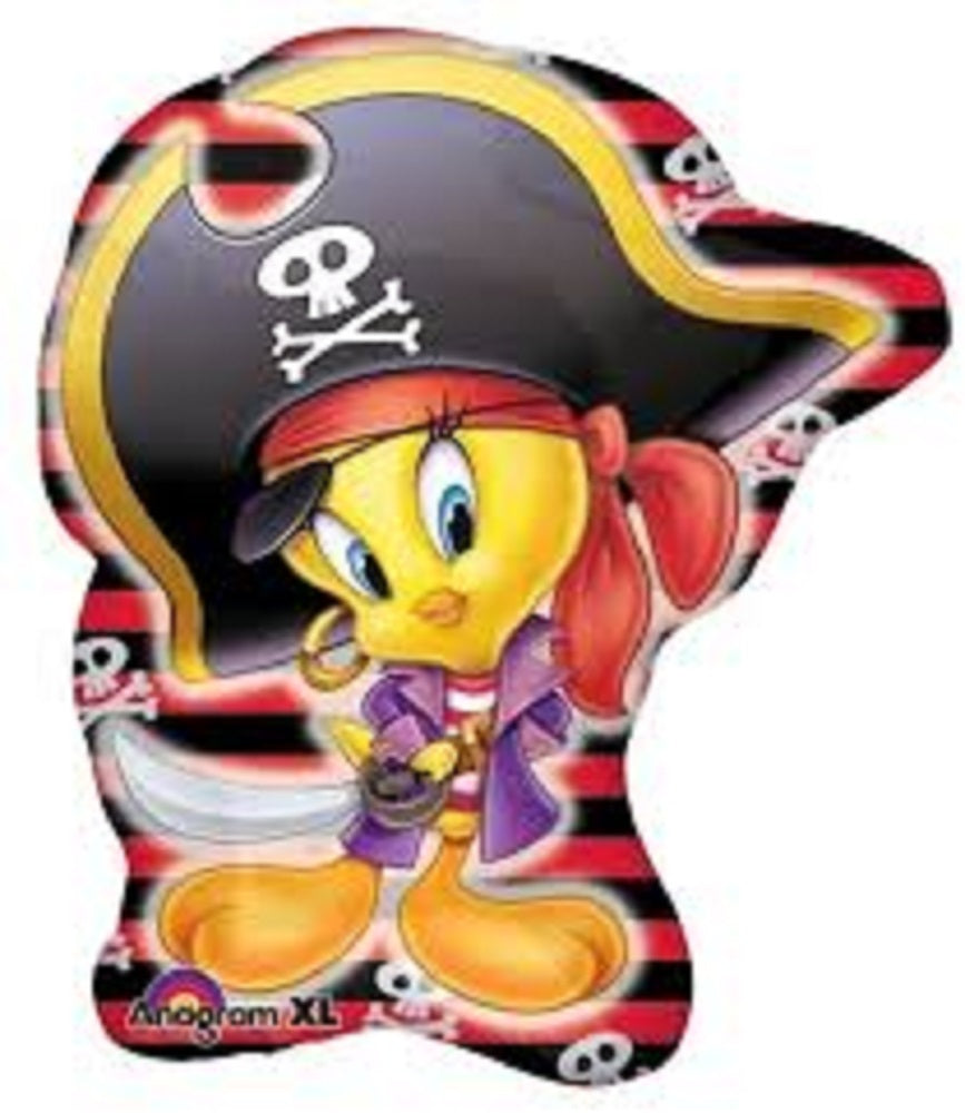Looney Tunes Tweety als Pirat Folienballon 71cm 28''