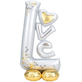 AirLoonz Love Wedding Folienballon für Luftfüllung 147cm 57''