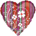 Love Flourish Herz Folienballon 45cm 18"