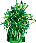 Luftballon Gewicht Fransenkegel Folie Green (Grün) 150g 62 mm