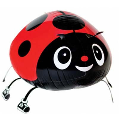 Marienkäfer Airwalker Folienballon - 55cm 22"