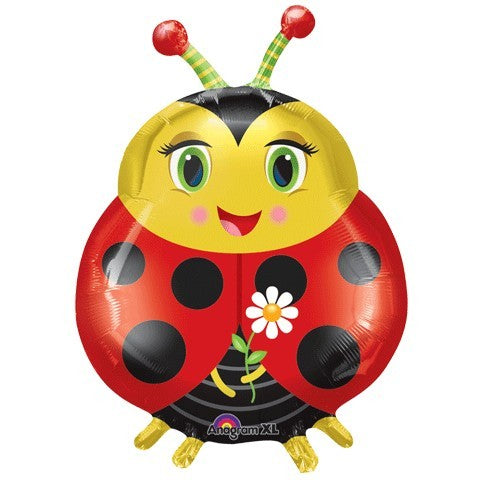 Marienkäfer Dame Folienballon 69cm