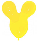 Mauskopf 020 Fashion Yellow (Gelb) Latex Luftballons Sempertex
