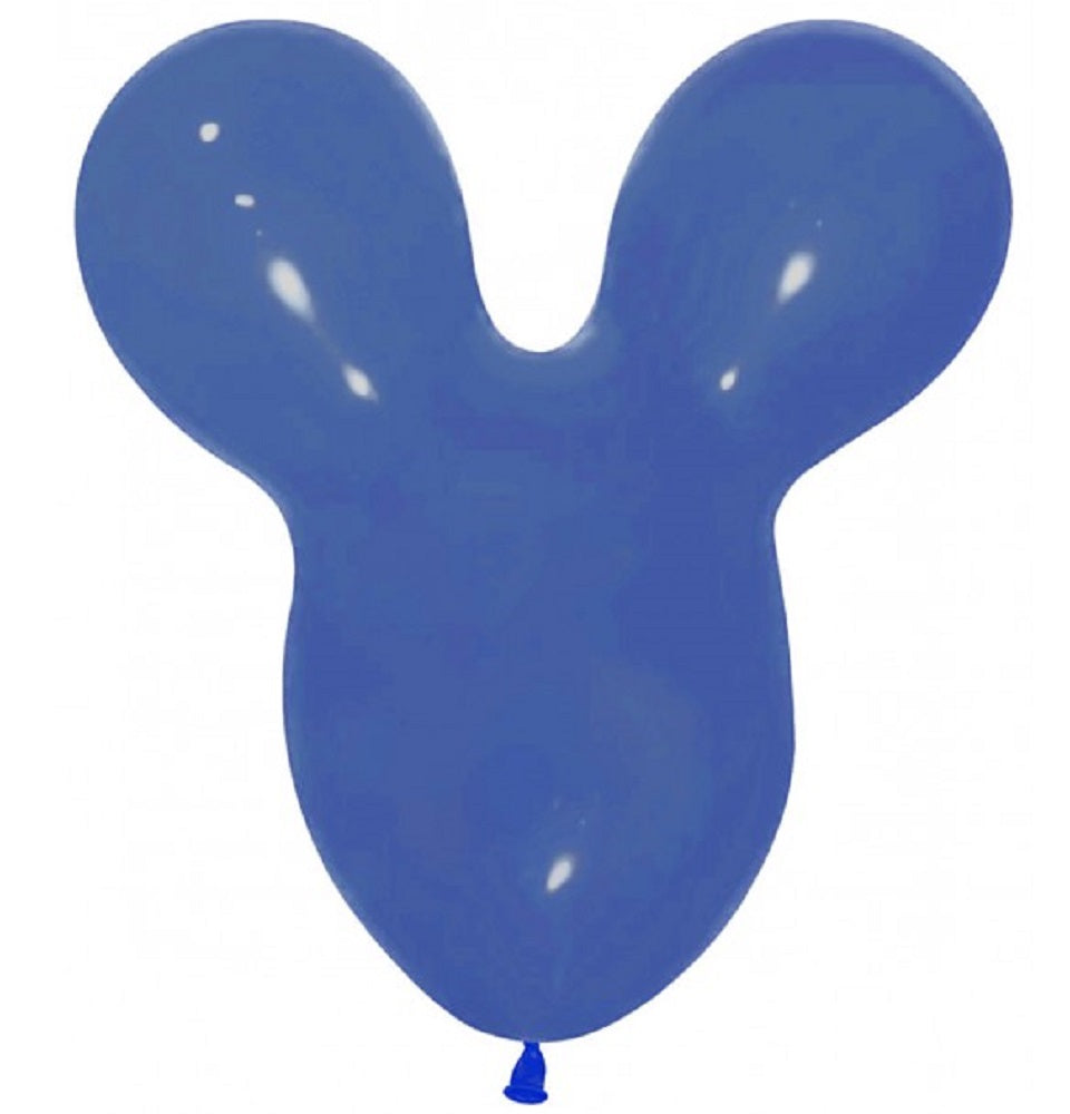 Mauskopf 041 Fashion Royal Blue (Blau) Latex Luftballons Sempertex