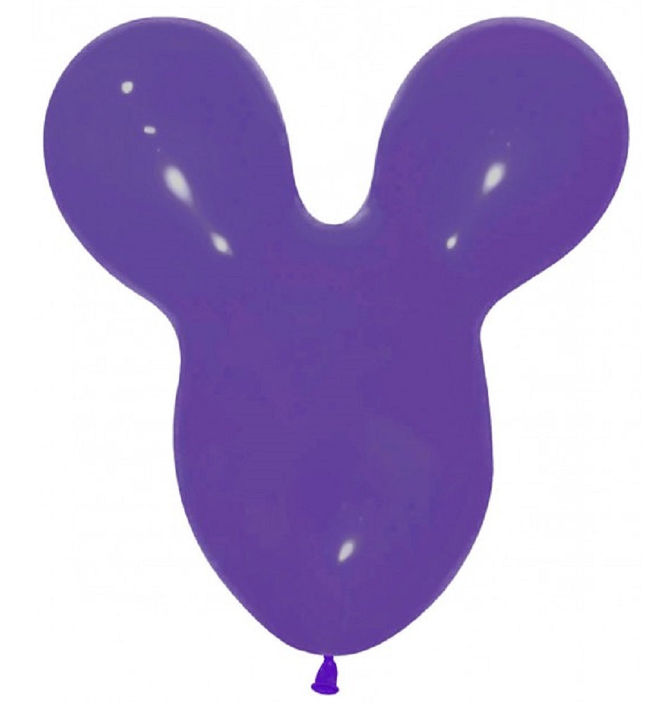 Mauskopf 051 Fashion Violet (Lila) Latex Luftballons Sempertex