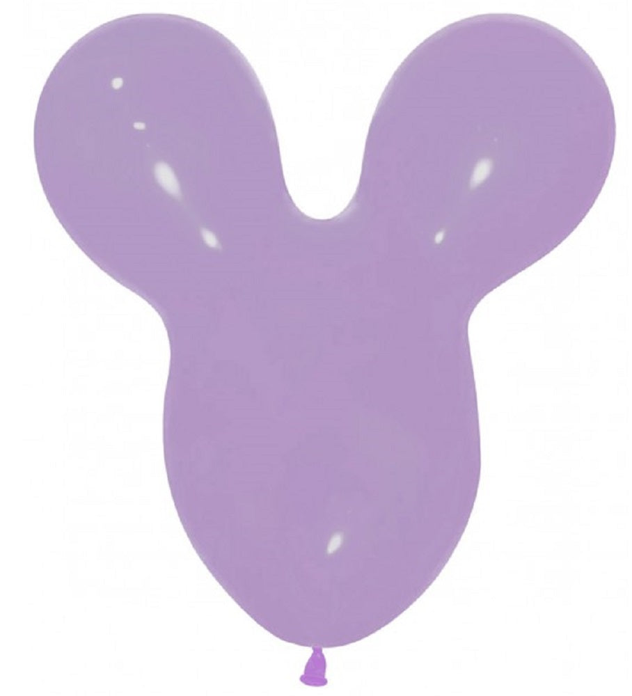 Mauskopf 050 Fashion Lilac (Lila) Latex Luftballons Sempertex