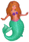 Mermaid Meerjungfrau Folienballon 74 x 82cm