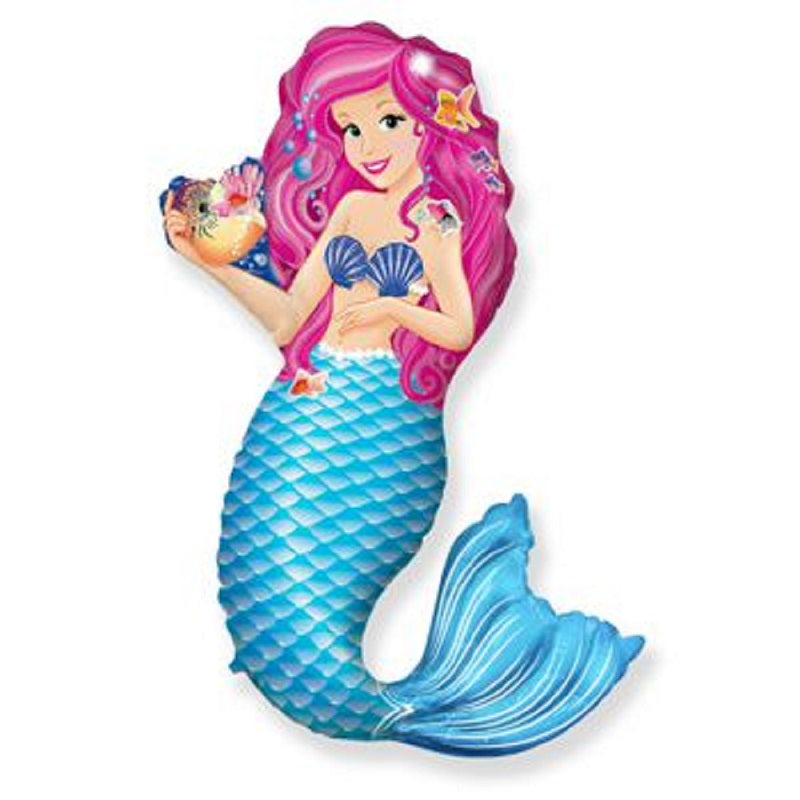 Mermaid Meerjungfrau Zoe Folienballon 77 x 109cm