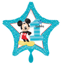 Mickey 1st Birthday Folienballon Stern 48cm 19 Inch