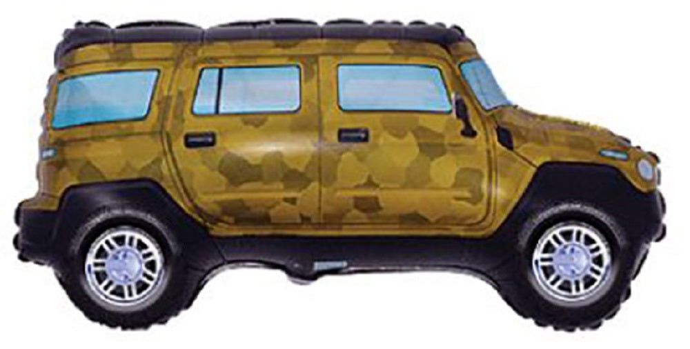 Militär Geländewagen Auto Folienballon 85cm 33''