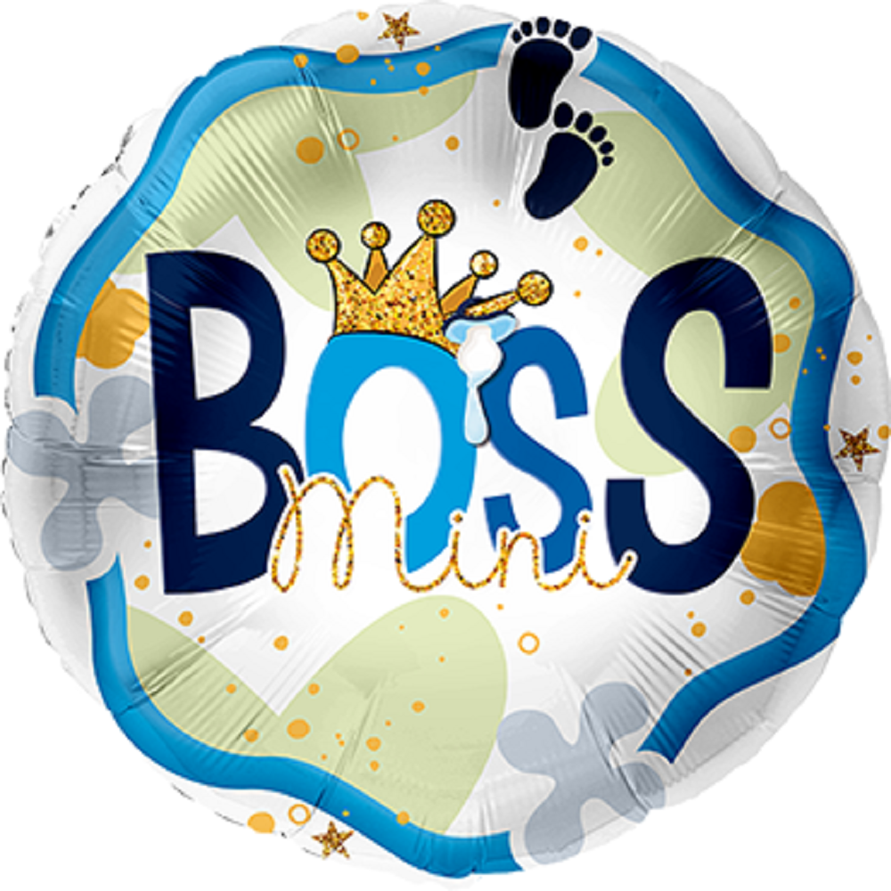 Mini Boss Folienballon 43cm 17"