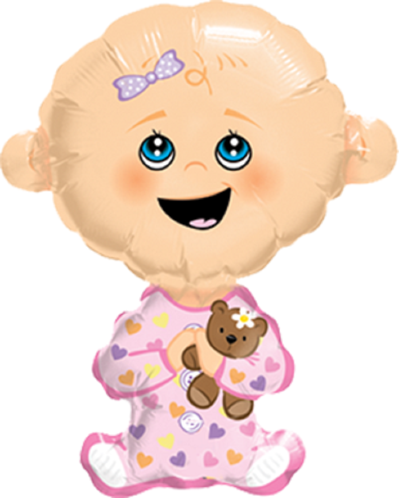 Mini Folienballon Baby Girl 36cm 14''
