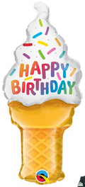 Mini Folienballon Birthday Ice Cream Cone 36cm 14''
