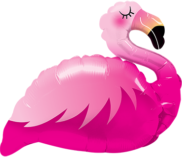 Mini Folienballon Flamingo Pink 36cm 14"