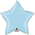 Mini Folienballon Pearl Light Blue Stern 23cm 9 Inch Star Hellblau