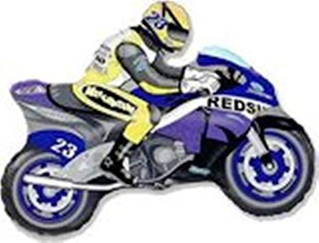 Mini Folienballon Motorrad 35cm