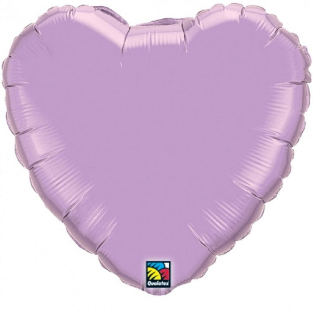 Mini Folienballon Pearl Lavender Heart 10cm 4''