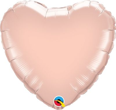 Mini Folienballon Rose Gold Heart 23cm 9 Inch Herz