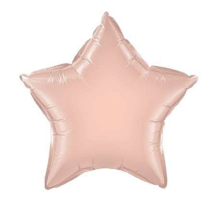 Mini Folienballon Rose Gold Stern 23cm 9 Inch Star