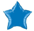 Mini Folienballon Sapphire Blue Star 23cm 9 Inch Stern Saphirblau