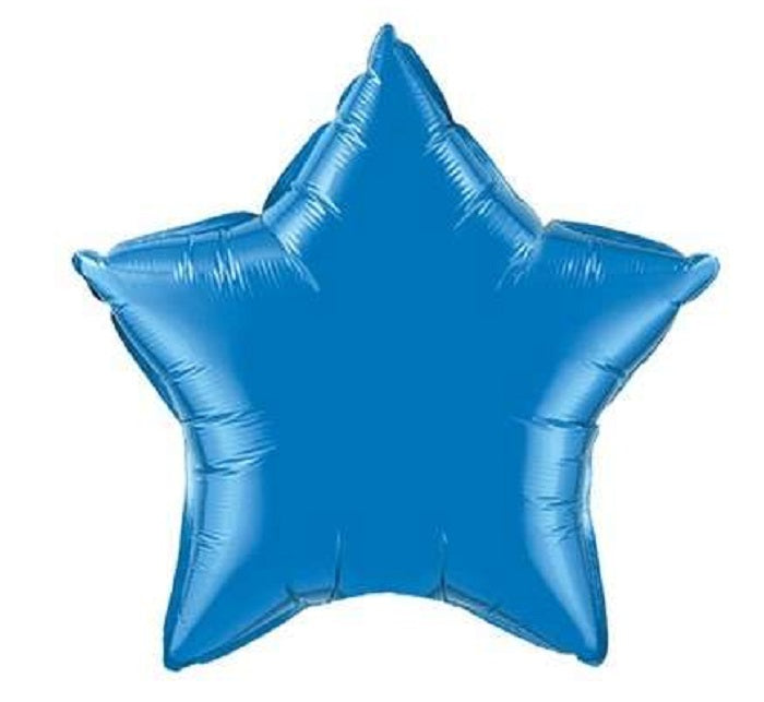 Mini Folienballon Sapphire Blue Star 23cm 9 Inch Stern Saphirblau