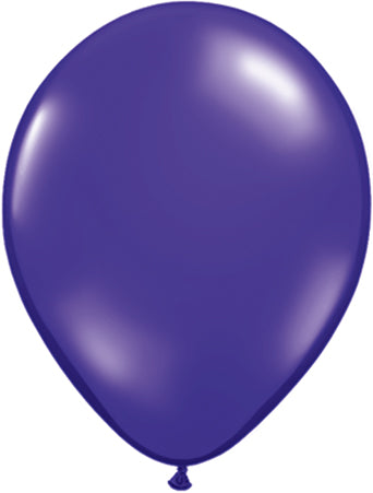 Qualatex Jewel Quartz Purple (Lila) 12,5cm 5" Latex Luftballons