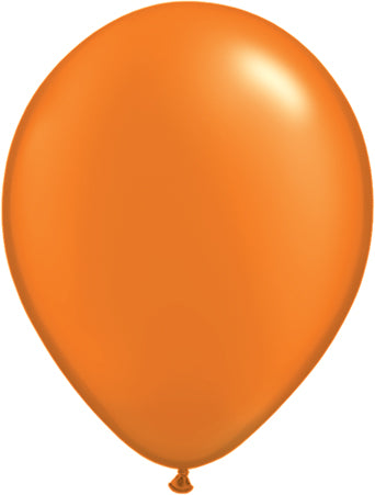 Qualatex Pearl Mandarin Orange 12,5cm 5" Latex Luftballons
