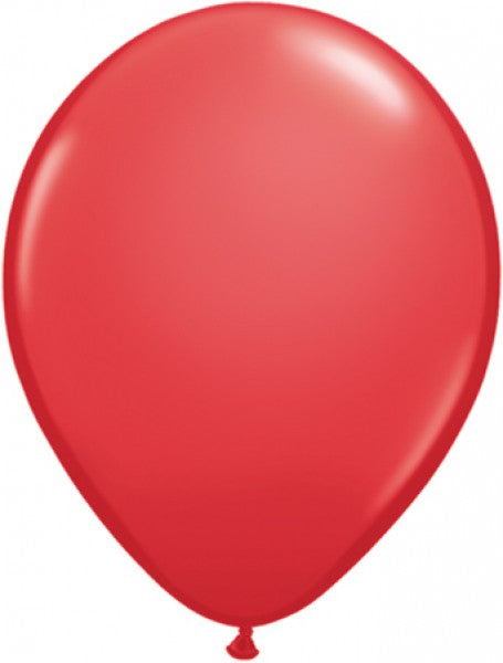 Qualatex Standard Red (Rot) 12,5cm 5" Latex Luftballons