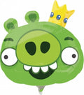 Mini Folienballon Angry Birds King Pig 20cm 8"