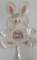 Mini Folienballon Kleines weißes Häschen 30 cm 