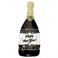 Mini Folienballon Happy New Year Sektflasche 35cm 14"