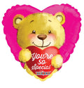 Mini Folienballon Herz You are so special Bear 23cm 9 Inch