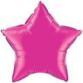 Mini Folienballon Magenta Stern 23cm 9 Inch Star Pink