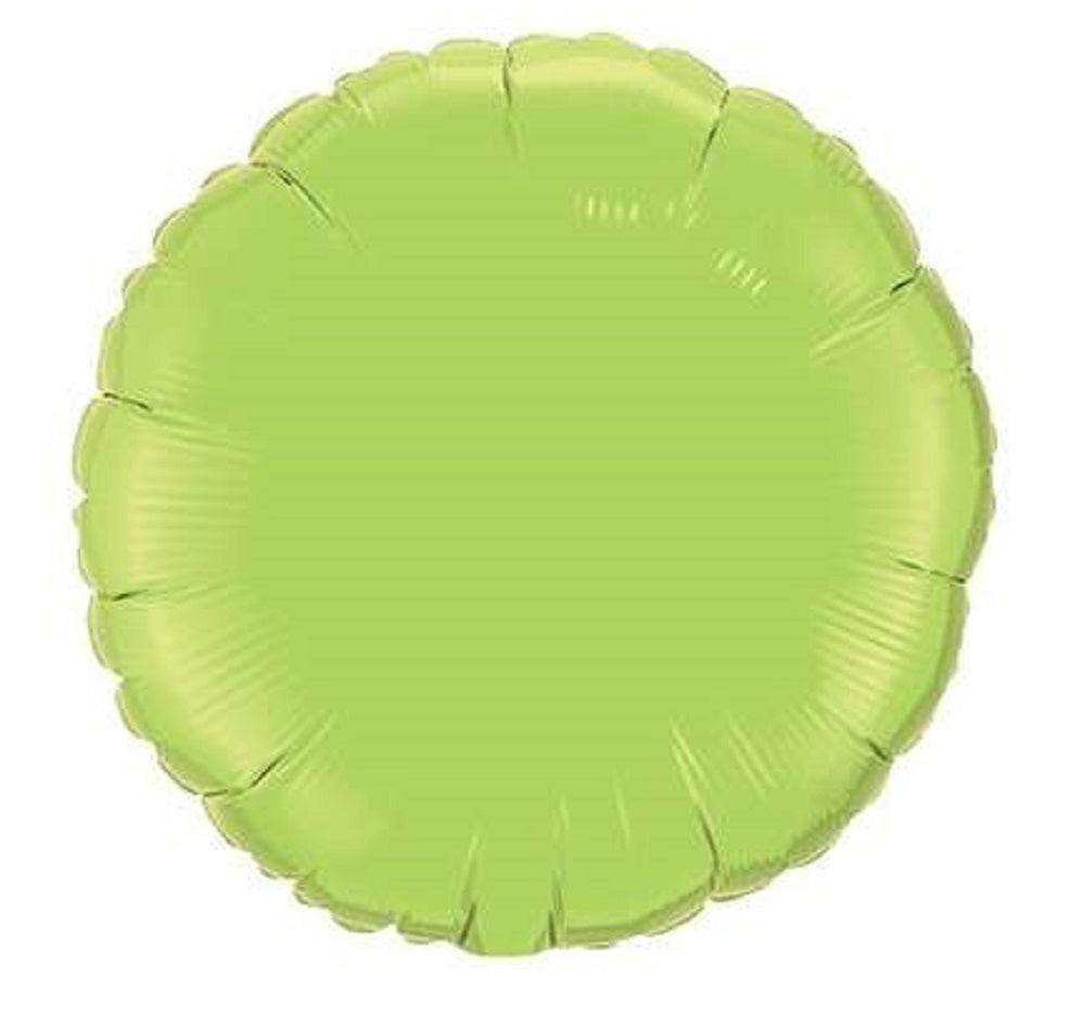Mini Folienballon Rund Lime Green 10cm 4"