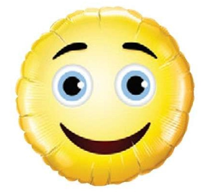 Mini Folienballon Smile Face 22,5cm 9"