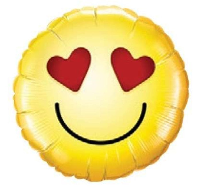 Mini Folienballon Smile Love 22,5cm 9"