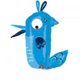 Mini Folienballon blauer Vogel 35cm 14"