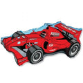 Mini Folienballon roter Formel Rennwagen 30cm 12"
