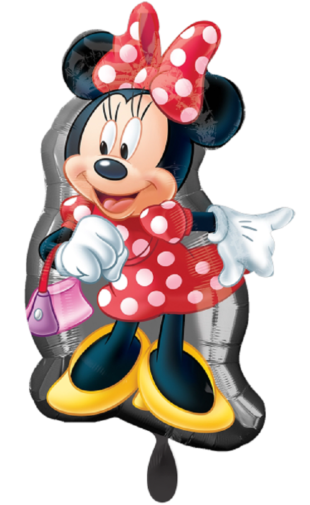 Minnie Mouse mit Handtasche Folienballon 81cm 32"