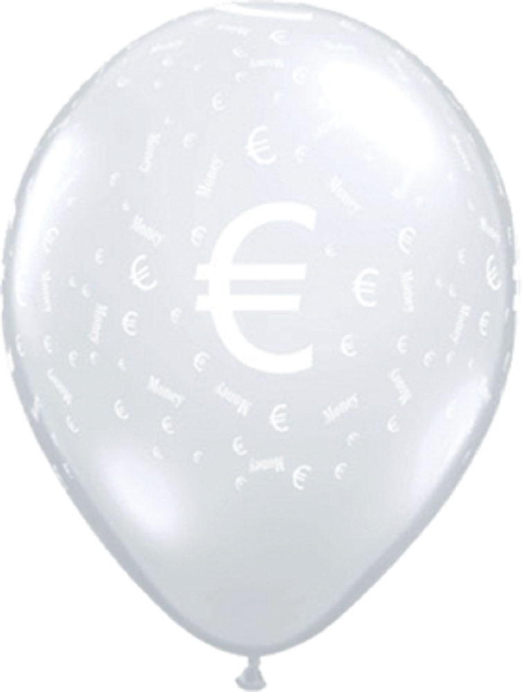 Money Money Geld 12,5cm 5 Inch Latex Luftballons Qualatex