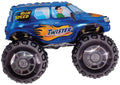Monster Truck Blau Twister mit Fahrer Folienballon 96 x 68cm