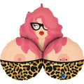 Mini Folienballon Mrs. B 35cm 14"