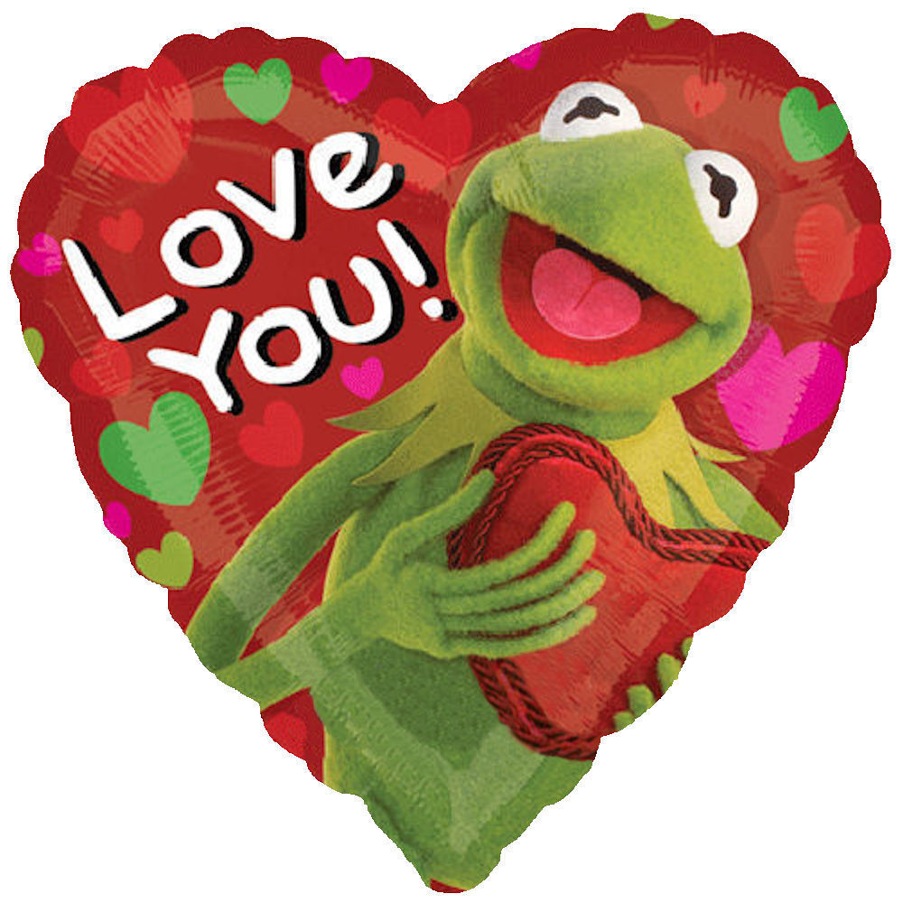 Kermit the Frog Love You Herz 45cm 18''