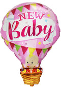 New Baby Heißluftballon Girl Folienballon
