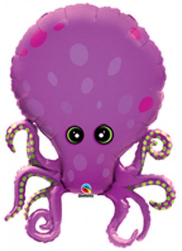 Octopus Folienballon 87,5cm