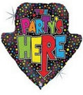 Partypfeil Folienballon Hinweisschild 76cm 30"