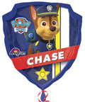 Paw Patrol Chase Marshall Schild Folienballon 76 x 86cm